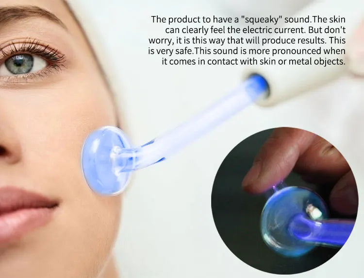 DARSONVAL High Frequency Facial Machine – 6-in-1 Neon+Argon Fusion for Skin & Hair