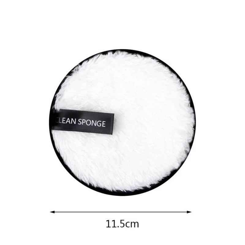 3-Piece Reusable Makeup Remover Pads – Microfiber & Cotton Cleansing Wipes