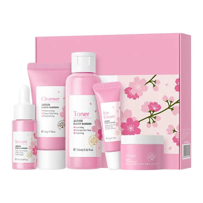 LAIKOU Sakura Skincare Kit – Cherry Blossom Hydration Set