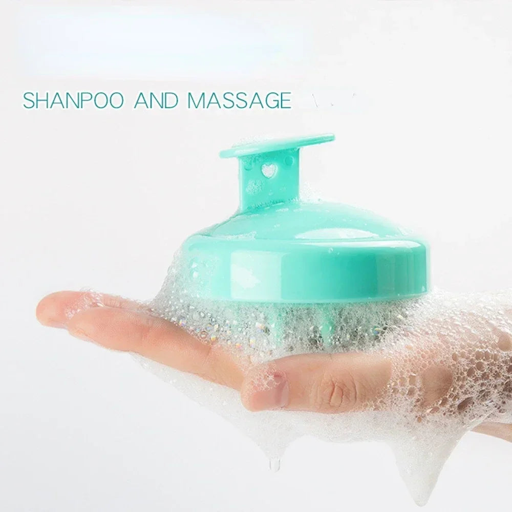 Silicone Shampoo Brush – Scalp Massage Comb for Hair Cleaning & Growth