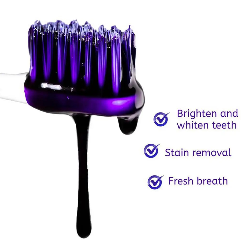 Purple Toothpaste – Instant Whitening & Stain Removal