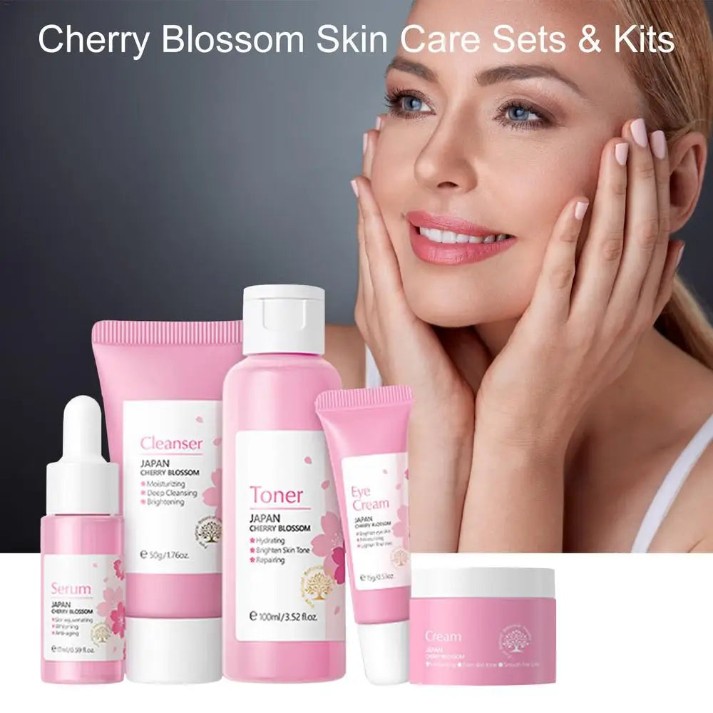 LAIKOU Sakura Skincare Kit – Cherry Blossom Hydration Set