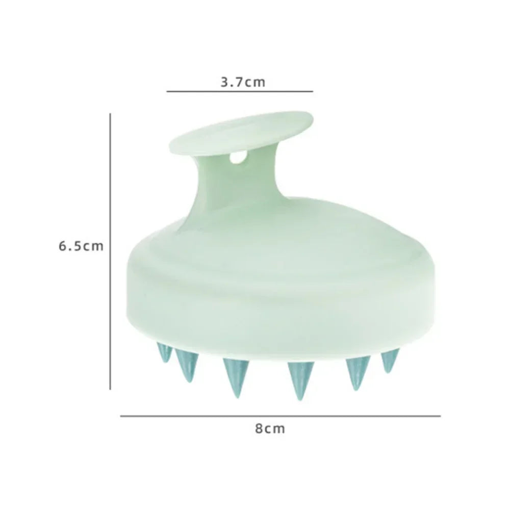 Silicone Shampoo Brush – Scalp Massage Comb for Hair Cleaning & Growth