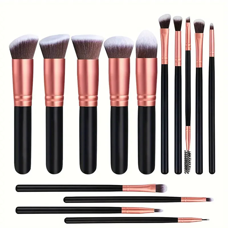 14-Piece Makeup Brush Set – Soft Fluffy Beauty Tools for Flawless Looks