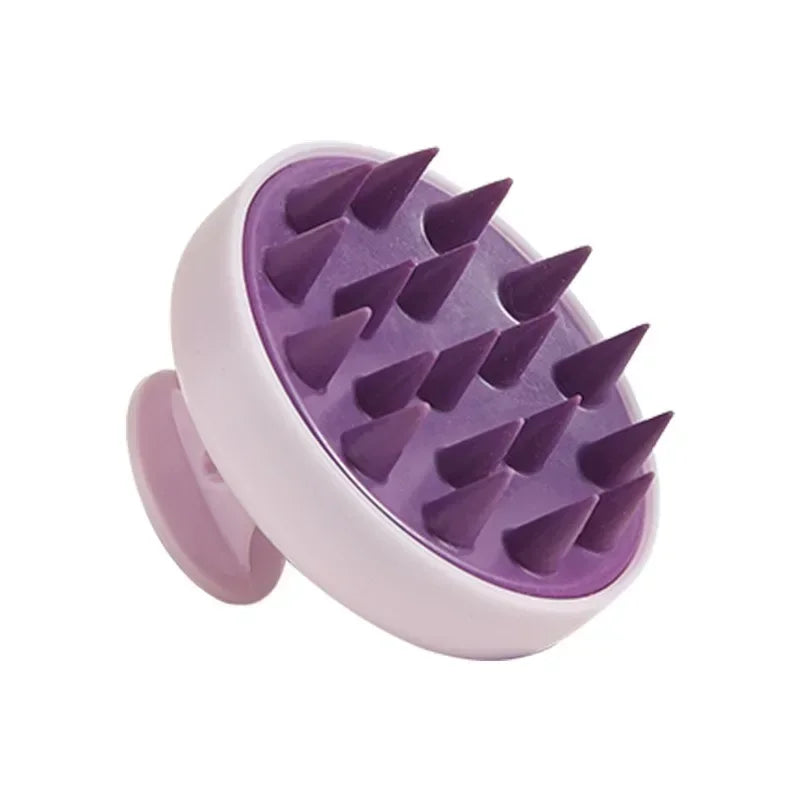 Silicone Shampoo Brush – Scalp Massage Comb for Hair Cleaning & Growth