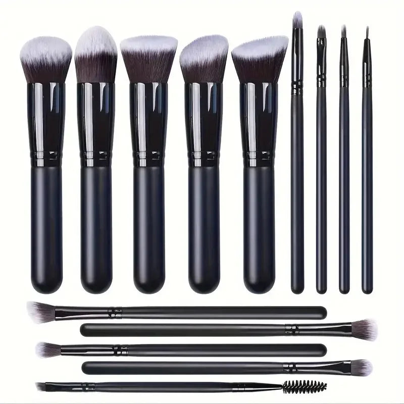 14-Piece Makeup Brush Set – Soft Fluffy Beauty Tools for Flawless Looks