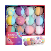 Bath Bombs Gift Set – 12pc Natural Spa Fizz for Her