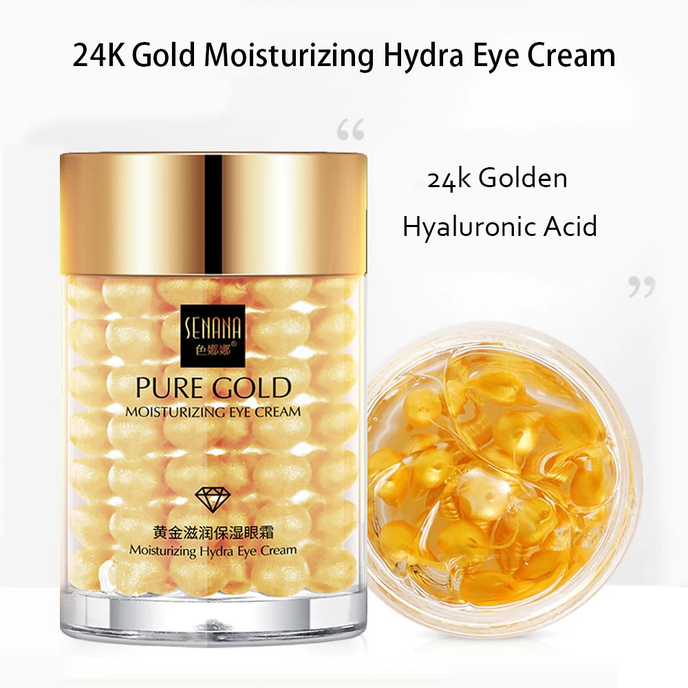 24K Gold Skincare Set – Niacinamide Anti-Aging Serum & Eye Cream