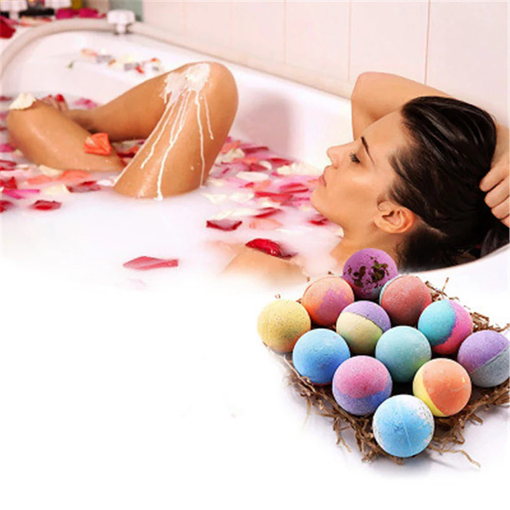 Bath Bombs Gift Set – 12pc Natural Spa Fizz for Her