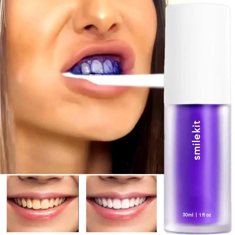 Purple Toothpaste – Instant Whitening & Stain Removal