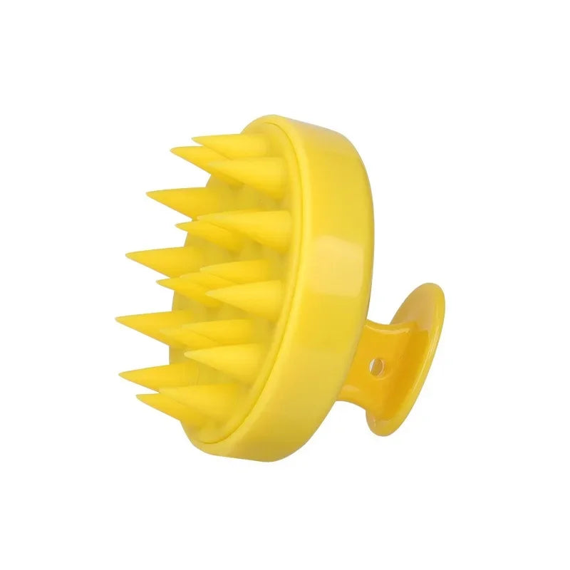 Silicone Shampoo Brush – Scalp Massage Comb for Hair Cleaning & Growth