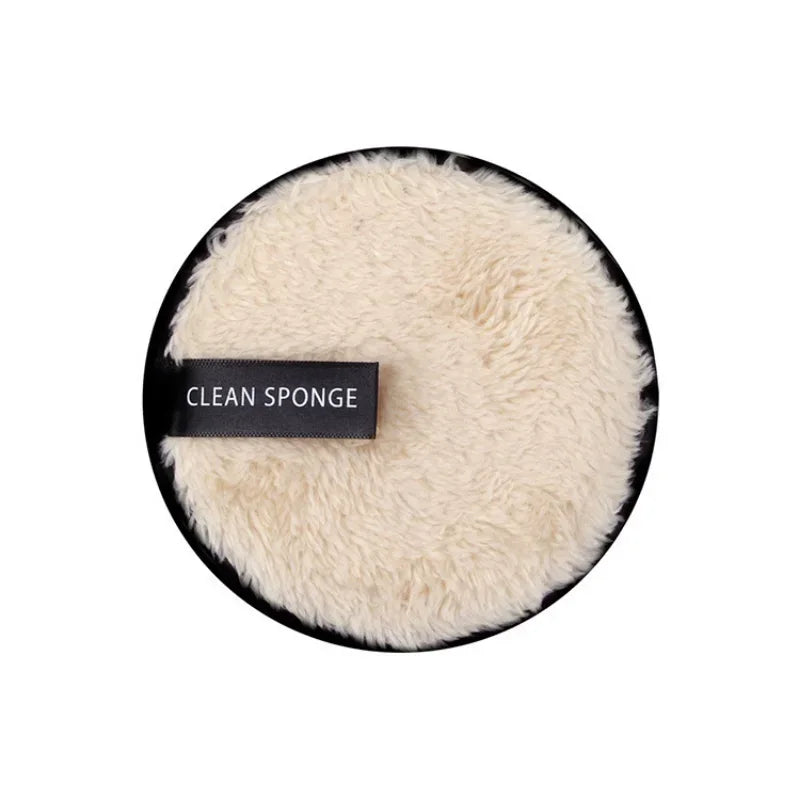 3-Piece Reusable Makeup Remover Pads – Microfiber & Cotton Cleansing Wipes