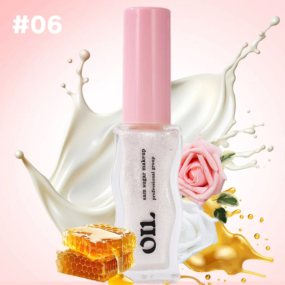 Tinted Plumping Lip Oil – Fruit Infused Hydrating Gloss for Juicy Lips