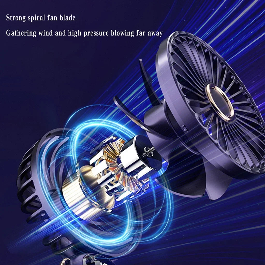 Mini Fan – Portable USB Rechargeable Neck & Desk Fan