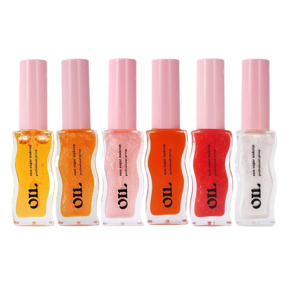 Tinted Plumping Lip Oil – Fruit Infused Hydrating Gloss for Juicy Lips