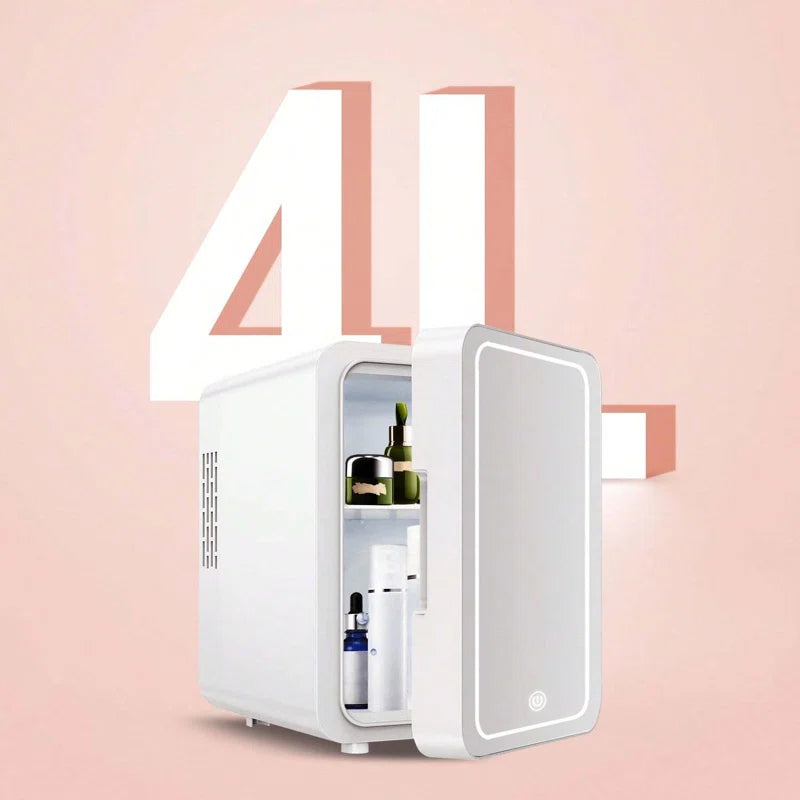 6 Can / 0.14 Cu. Ft. Countertop Mini Fridge for Skincare